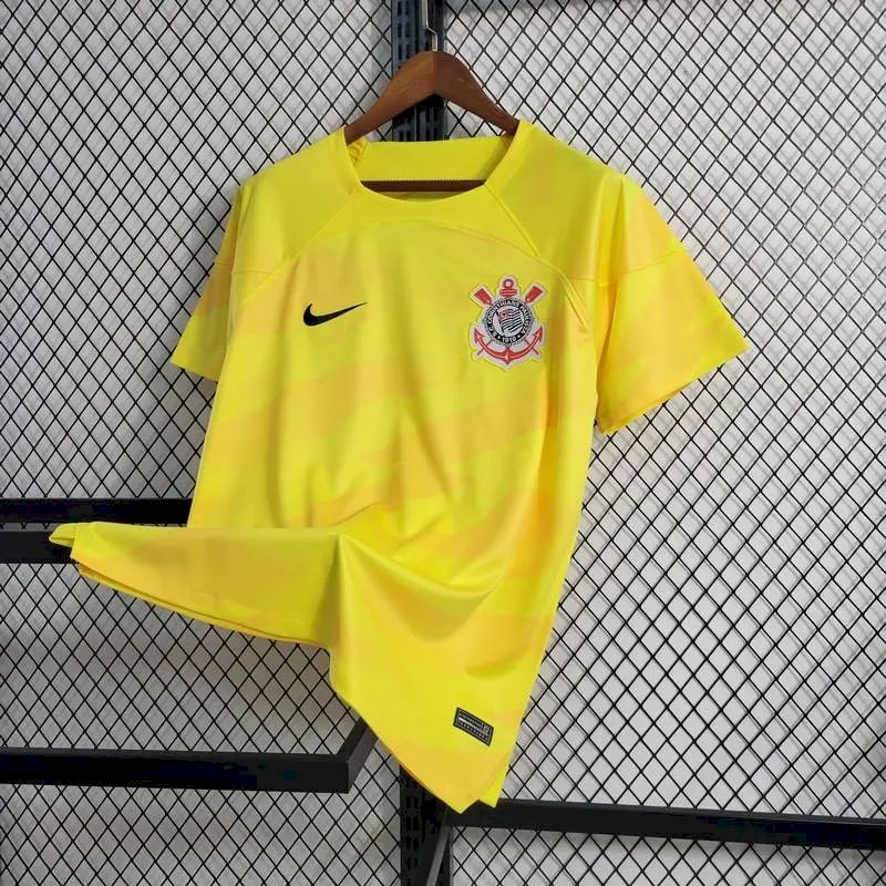 Mens Corinthians 2023/24 Goalkeeper Yellow Boutique Jersey