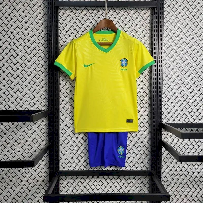 Kids Brazil 2023/24 Home Kit