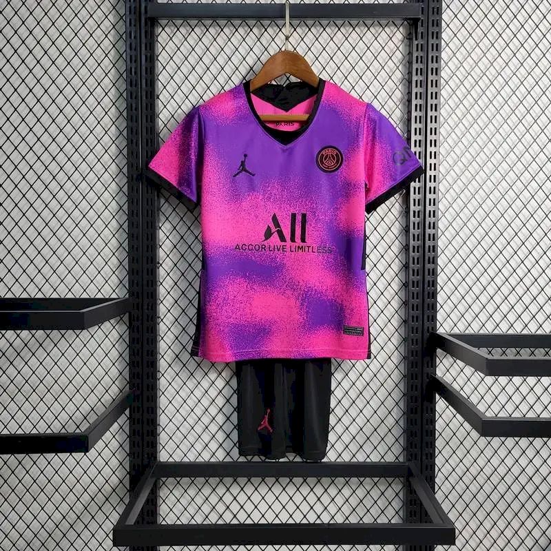 Kids Paris Saint-Germain 2020/21 Fourth Kit