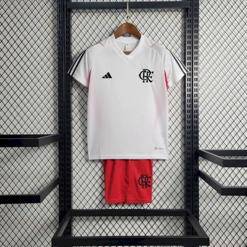 Kids Flamengo 2023/24 White Kit