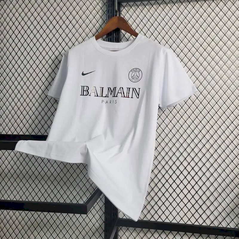 Mens Paris Saint-Germain 2023/24 Balmain Pre-Match Jersey