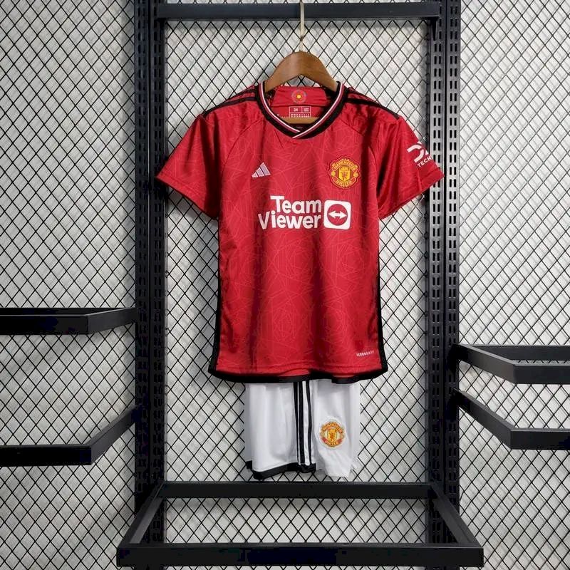 Kids Manchester United 2023/24 Home Kit