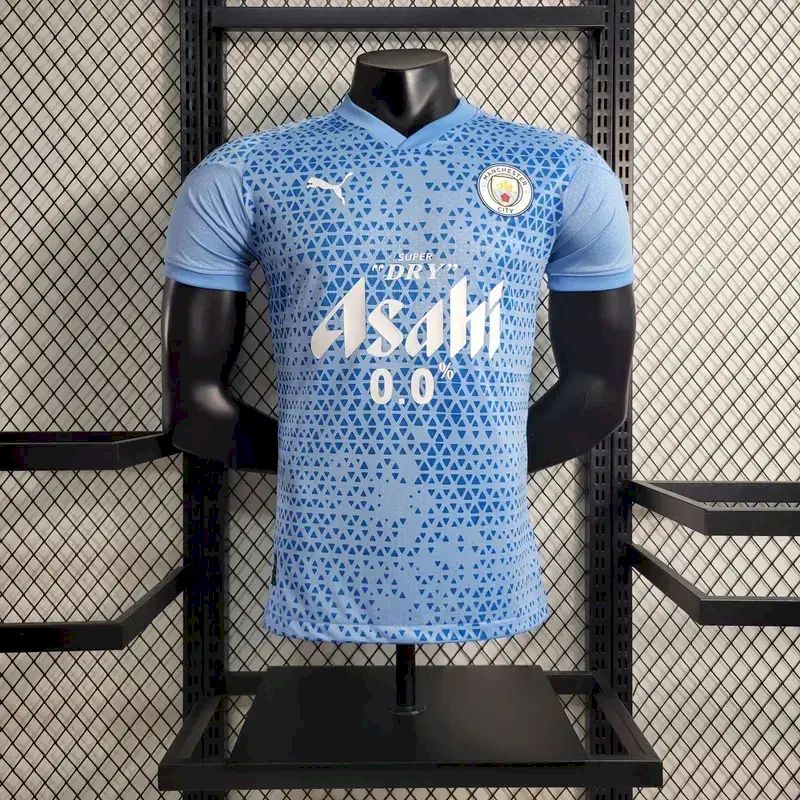 Mens Manchester City 2023/24 Pre-Match Jersey Player Version