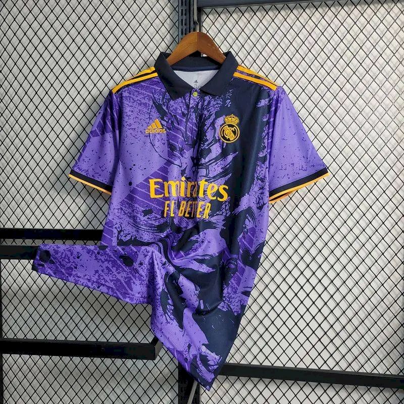 Mens Real Madrid 2023/24 Purple Dragon Jersey