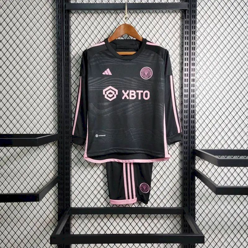 Kids Inter Miami CF 2023/24 Away Long Sleeve Kit