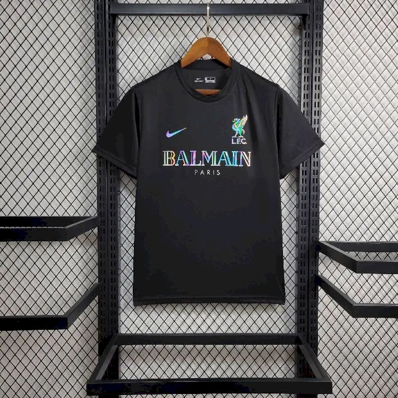 Mens Liverpool 2024/25 Balmain Co-Branded Edition T-shirt