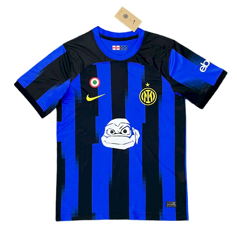 Mens Inter Milan 2023/24 Ninja Turtles Home Jersey