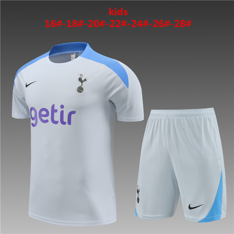 Unisex Tottenham Hotspur 2024/25 Training Kids Jersey+Short 14001