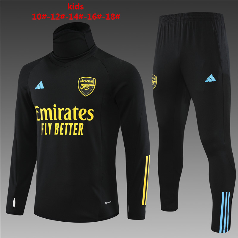 Unisex Arsenal 2023/24 Half-Zip Kids Sweater+Pant 14001