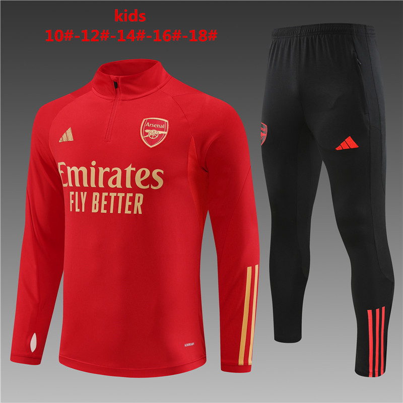 Unisex Arsenal 2023/24 Half-Zip Kids Sweater+Pant 14001