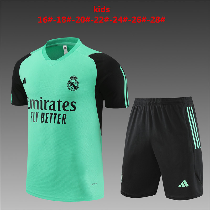 Unisex Real Madrid 2023/24 Training Kids Jersey+Short 14001