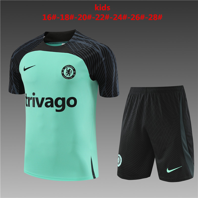 Unisex Chelsea 2024/25 Training Kids Jersey+Short 14001