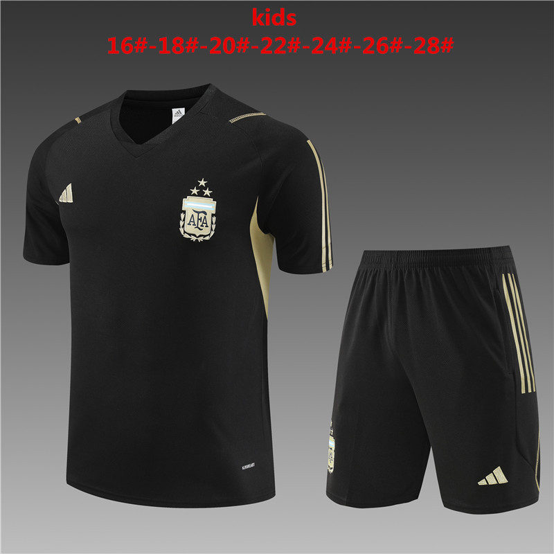 Unisex Argentina 2023/24 Training Kids Jersey+Short 14001