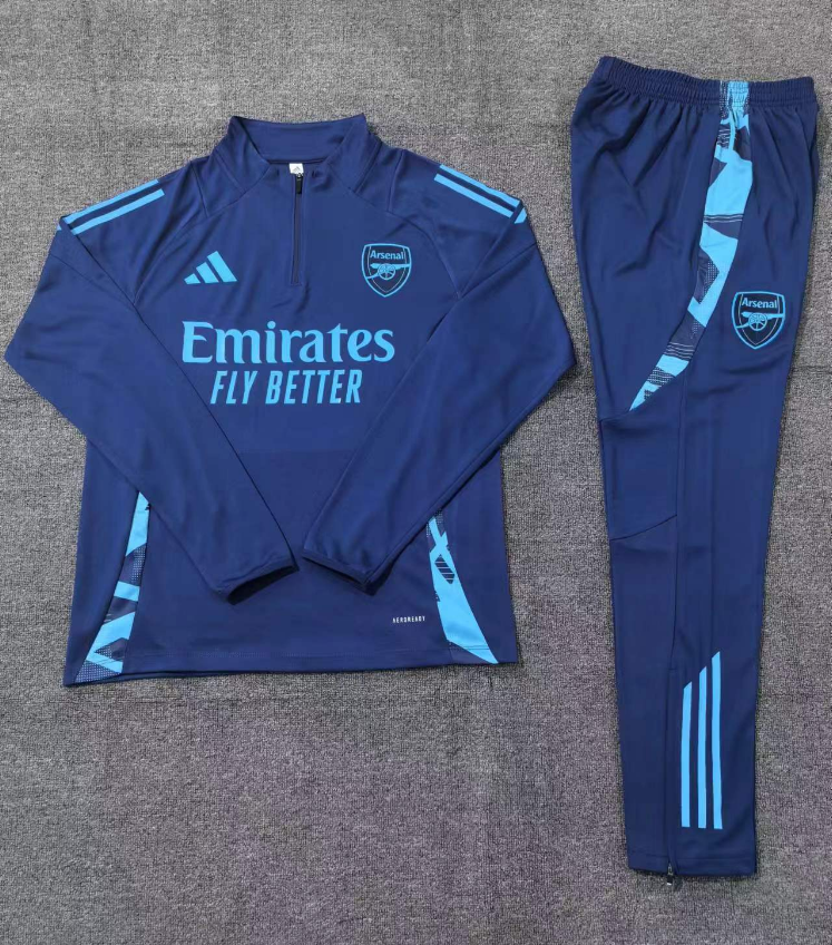 Unisex Arsenal 2024/25 Half-Zip Adult Sweater+Pant 14001