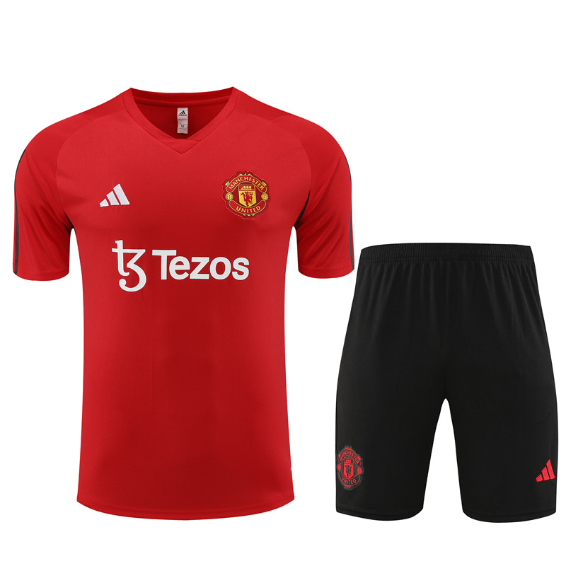 Unisex Manchester United 2023/24 Training Adult Jersey+Short 14001