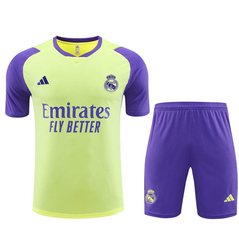 Unisex Real Madrid 2023/24 Training Adult Jersey+Short 14001