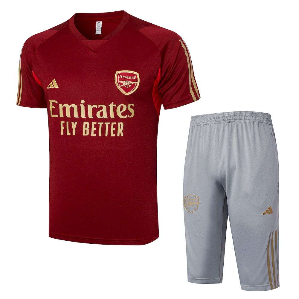 Unisex Arsenal 2023/24 Training Adult Jersey+3/4 Short 815