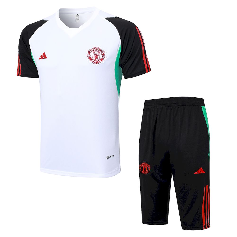 Unisex Manchester United 2023/24 Training Adult Jersey+3/4 Short 815