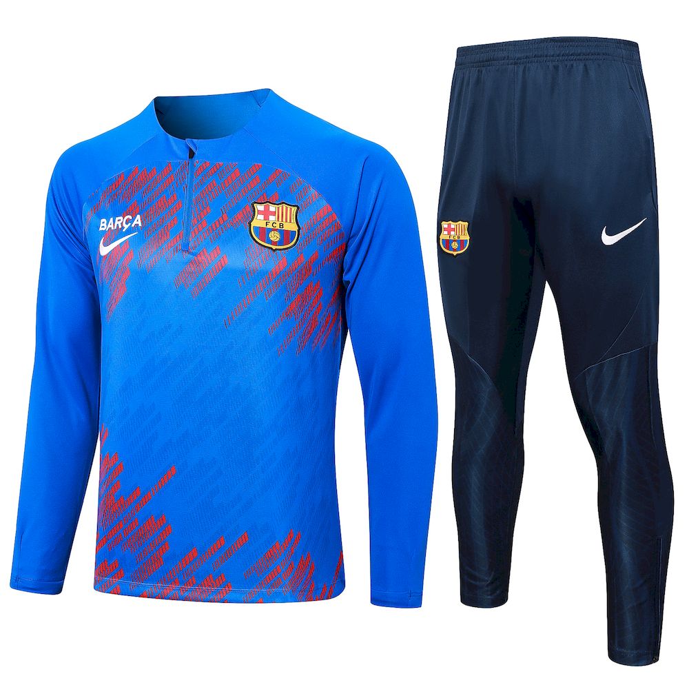 Unisex Barcelona 2023/24 Half-Zip Adult Sweater+Pant 815