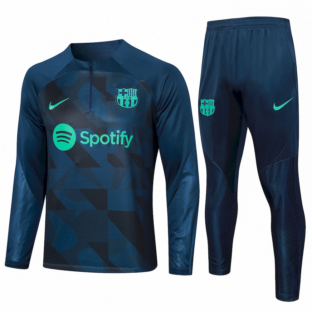 Unisex Barcelona 2023/24 Half-Zip Adult Sweater+Pant 815