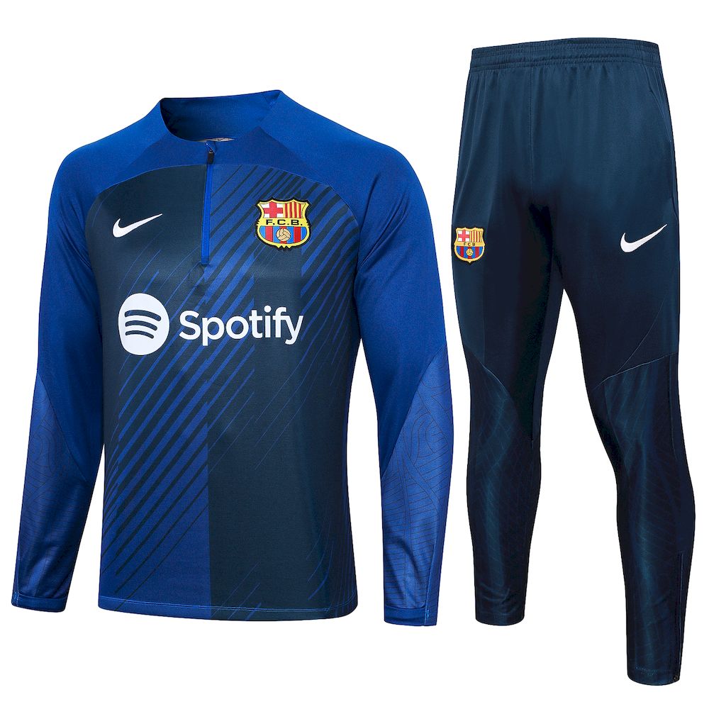 Unisex Barcelona 2023/24 Half-Zip Adult Sweater+Pant 815