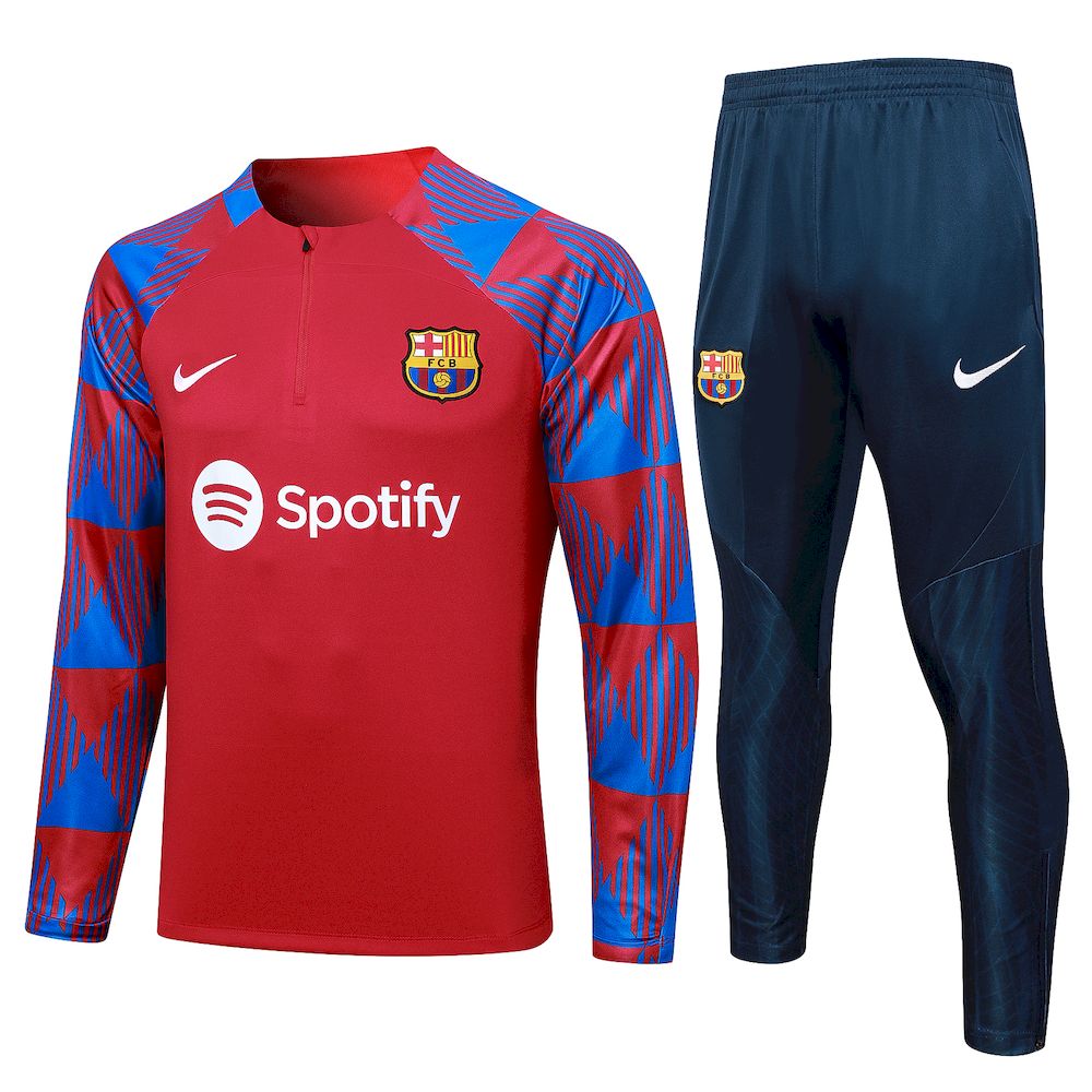 Unisex Barcelona 2023/24 Half-Zip Adult Sweater+Pant 815