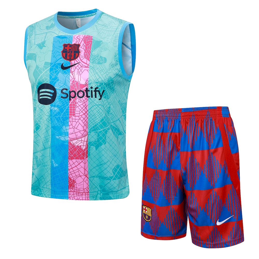 Unisex Barcelona 2023/24 Adult Tank Top+Short 815