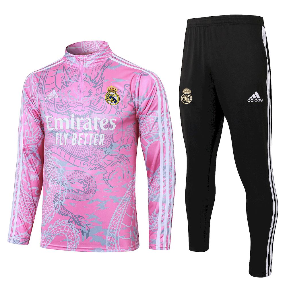 Unisex Real Madrid 2023/24 Half-Zip Adult Sweater+Pant 815