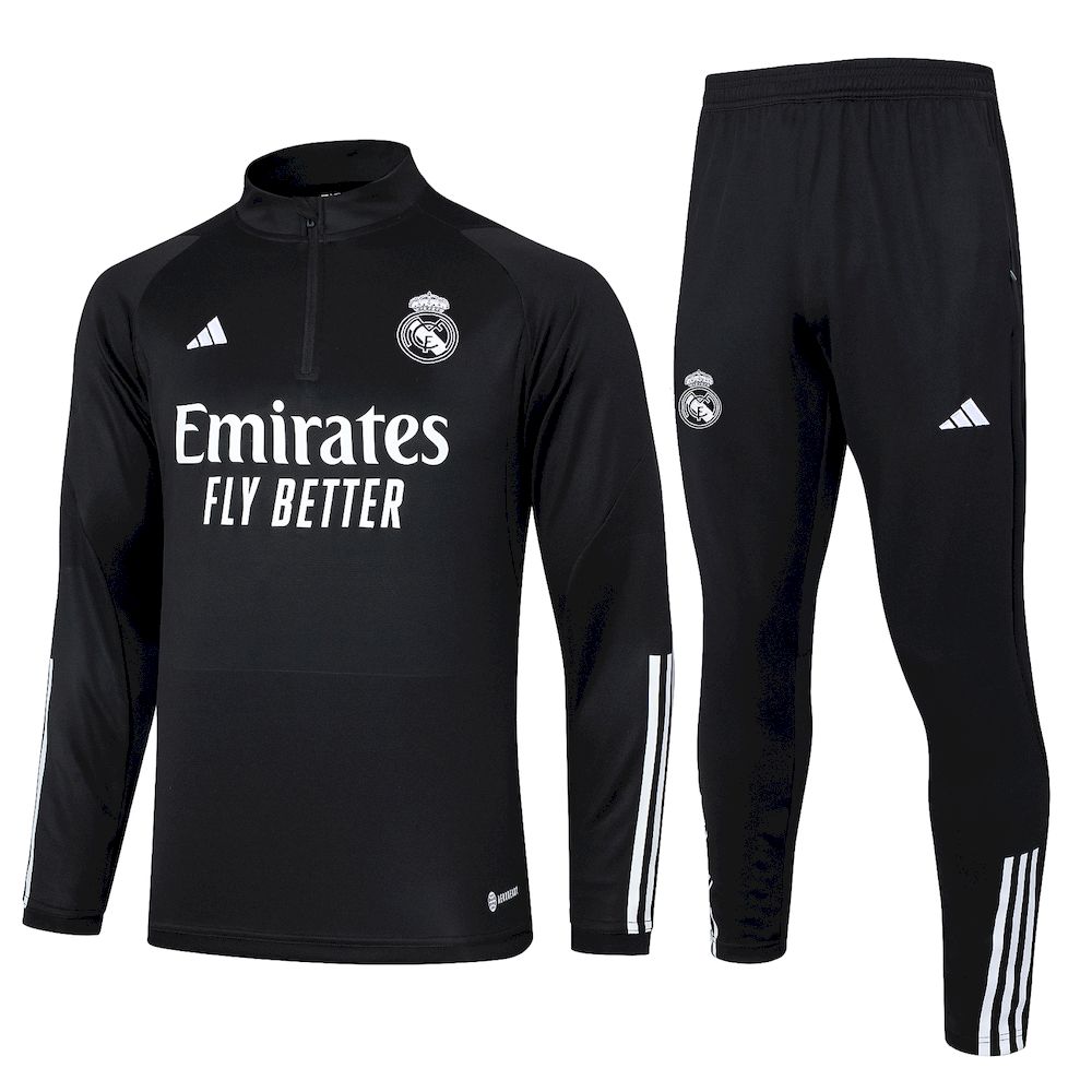 Unisex Real Madrid 2023/24 Half-Zip Adult Sweater+Pant 815