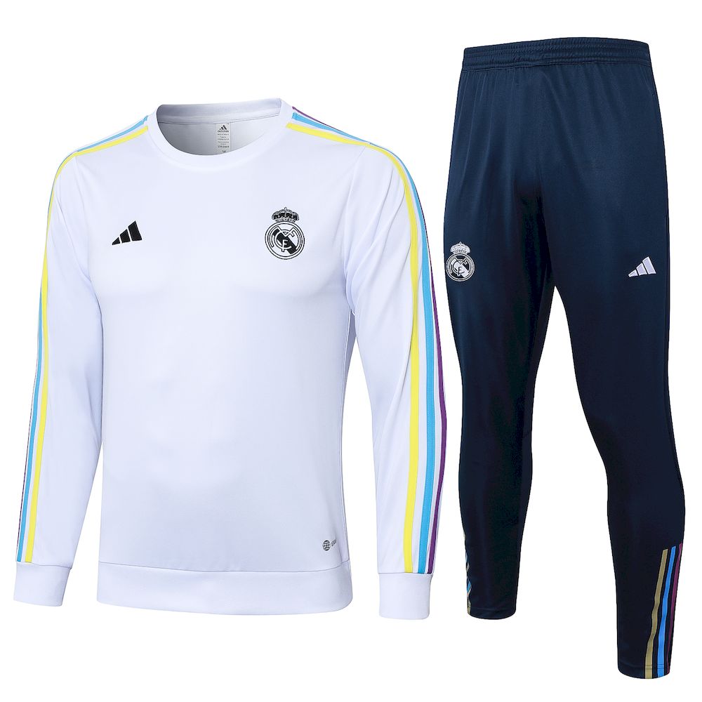 Unisex Real Madrid 2023/24 Half-Zip Adult Sweater+Pant 815