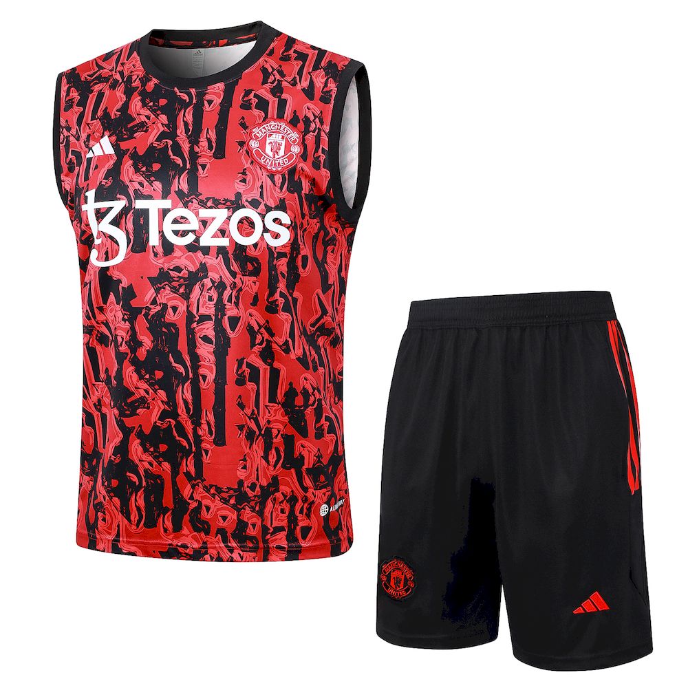 Unisex Manchester United 2023/24 Adult Tank Top+Short 815