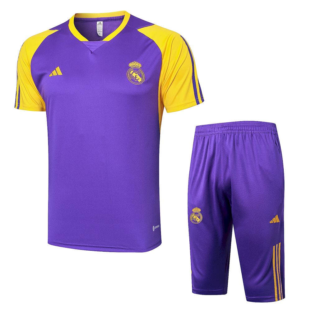 Unisex Real Madrid 2023/24 Training Adult Jersey+3/4 Short 815