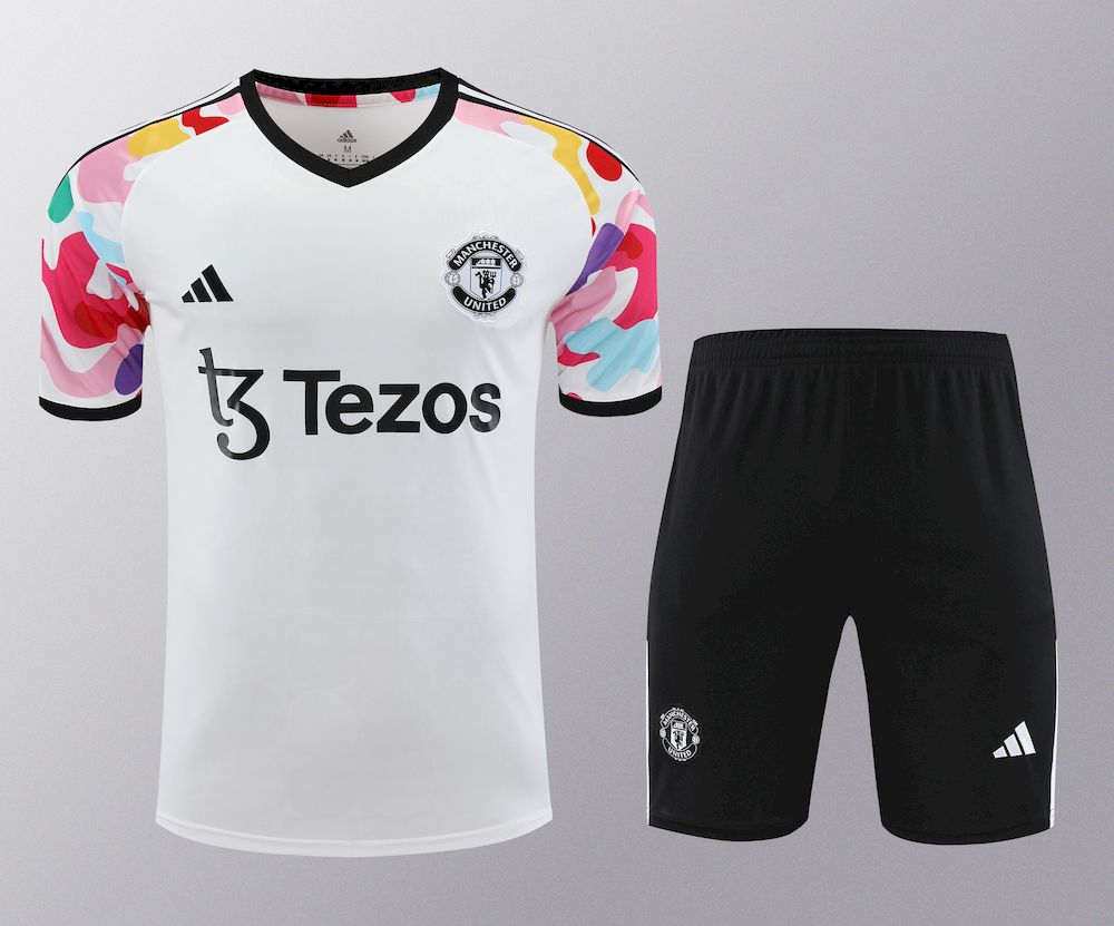 Unisex Manchester United 2023/24 Training Adult Jersey+Short 418