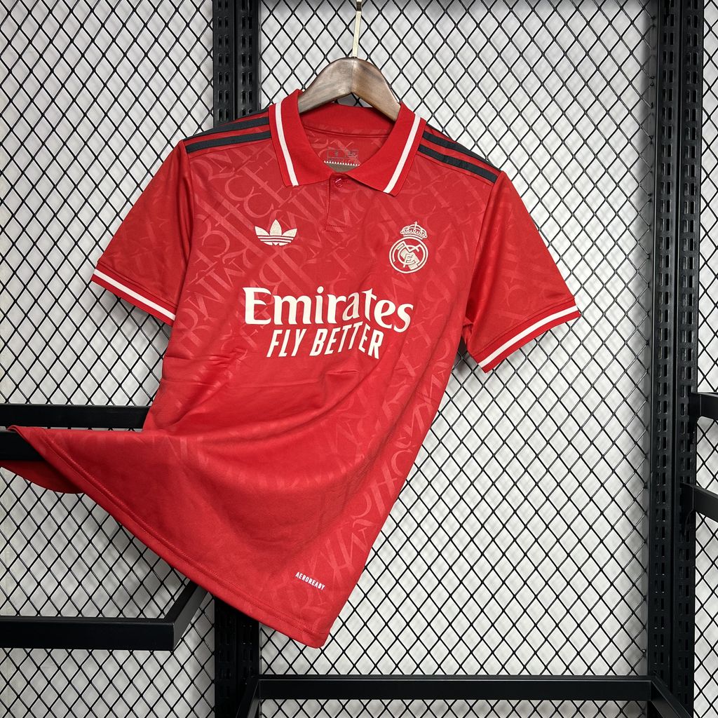 Mens Real Madrid 2024/25 Red Jersey