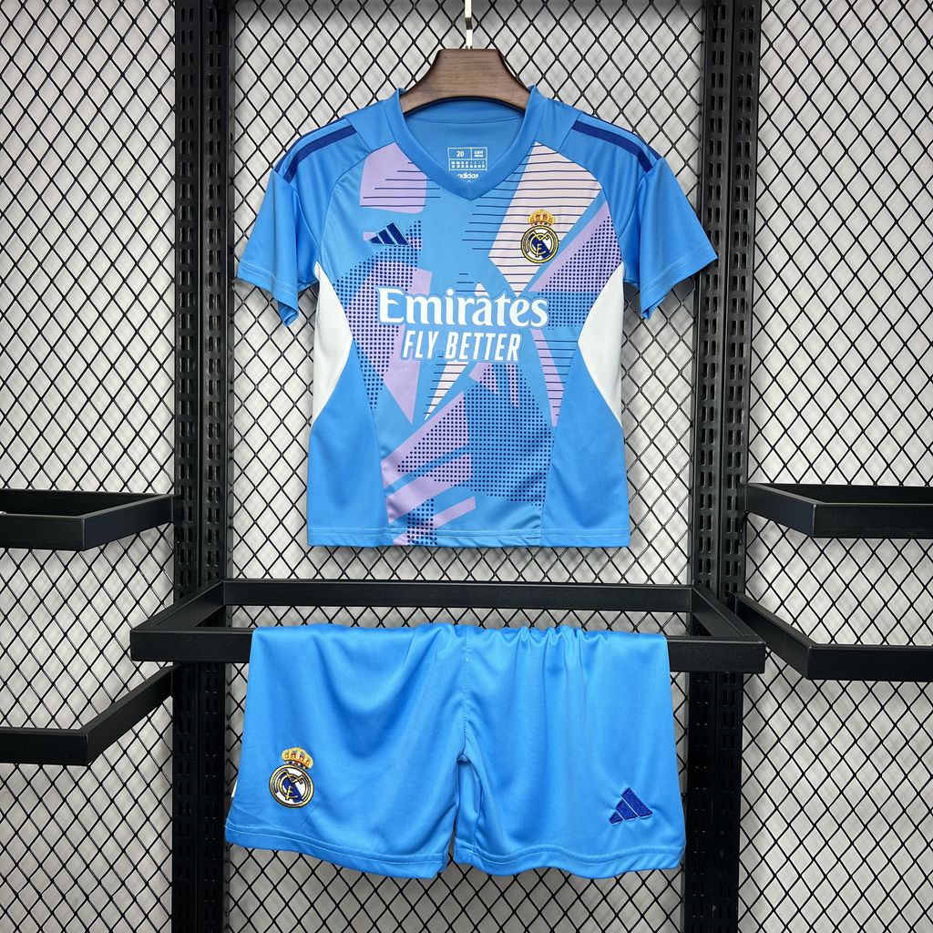 Kids Real Madrid 2024/25 Goalkeeper Kit
