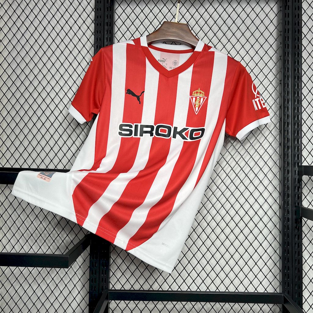 Mens Sporting de Gijón 2024/25 Home Jersey