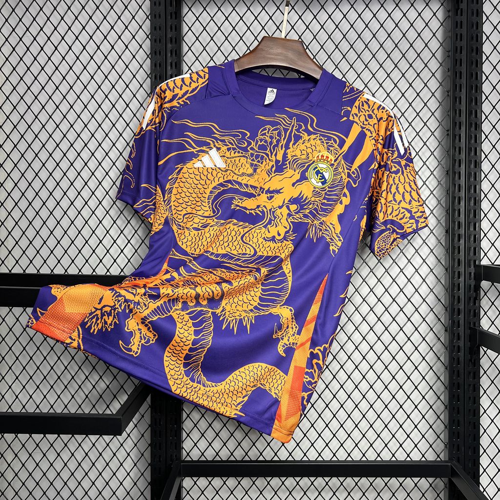 Mens Real Madrid 2024/25 Purple Dragon Jersey