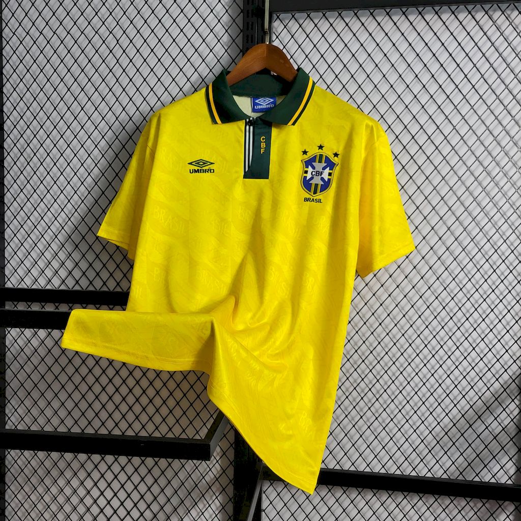 Retro Brazil 1991/93 Home Jersey