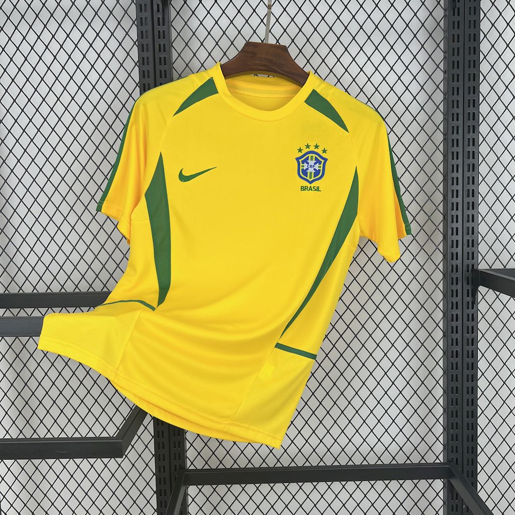 Retro Brazil 2002 Home Jersey