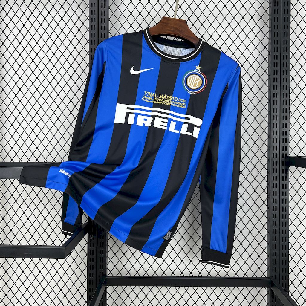 Retro Inter Milan 2009/10 Home Long Sleeve Jersey