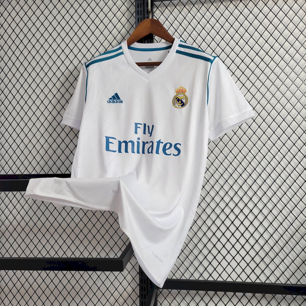 Retro Real Madrid 2017/18 Home Jersey