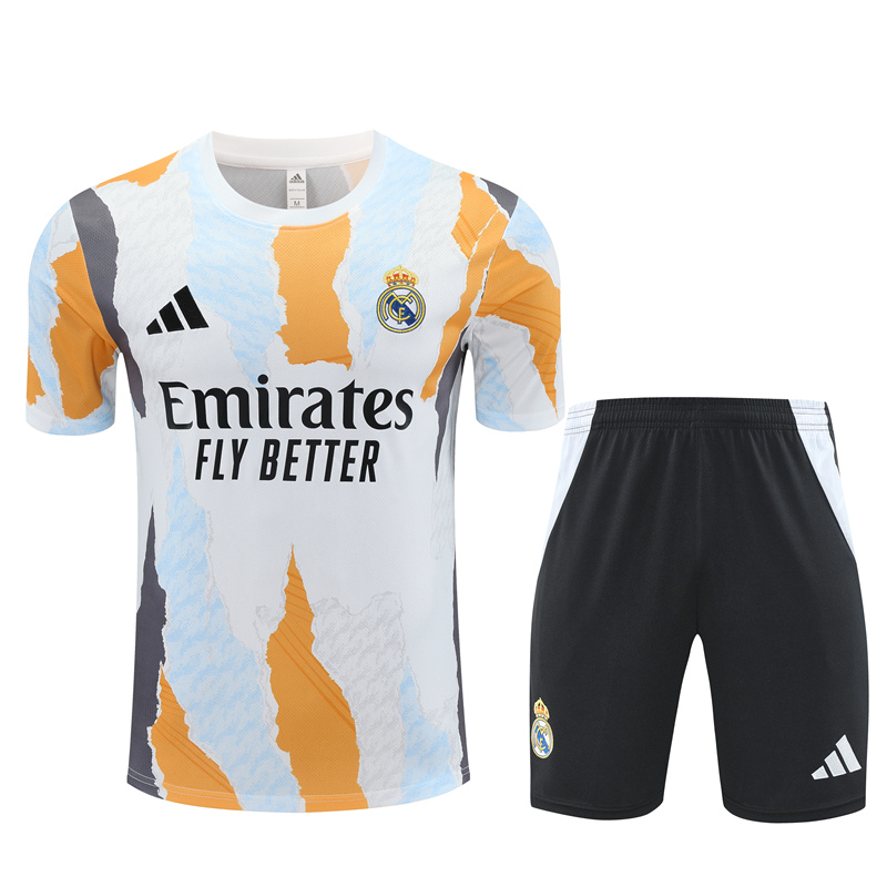 Unisex Real Madrid 2024/25 Training Adult Jersey+Short 14001