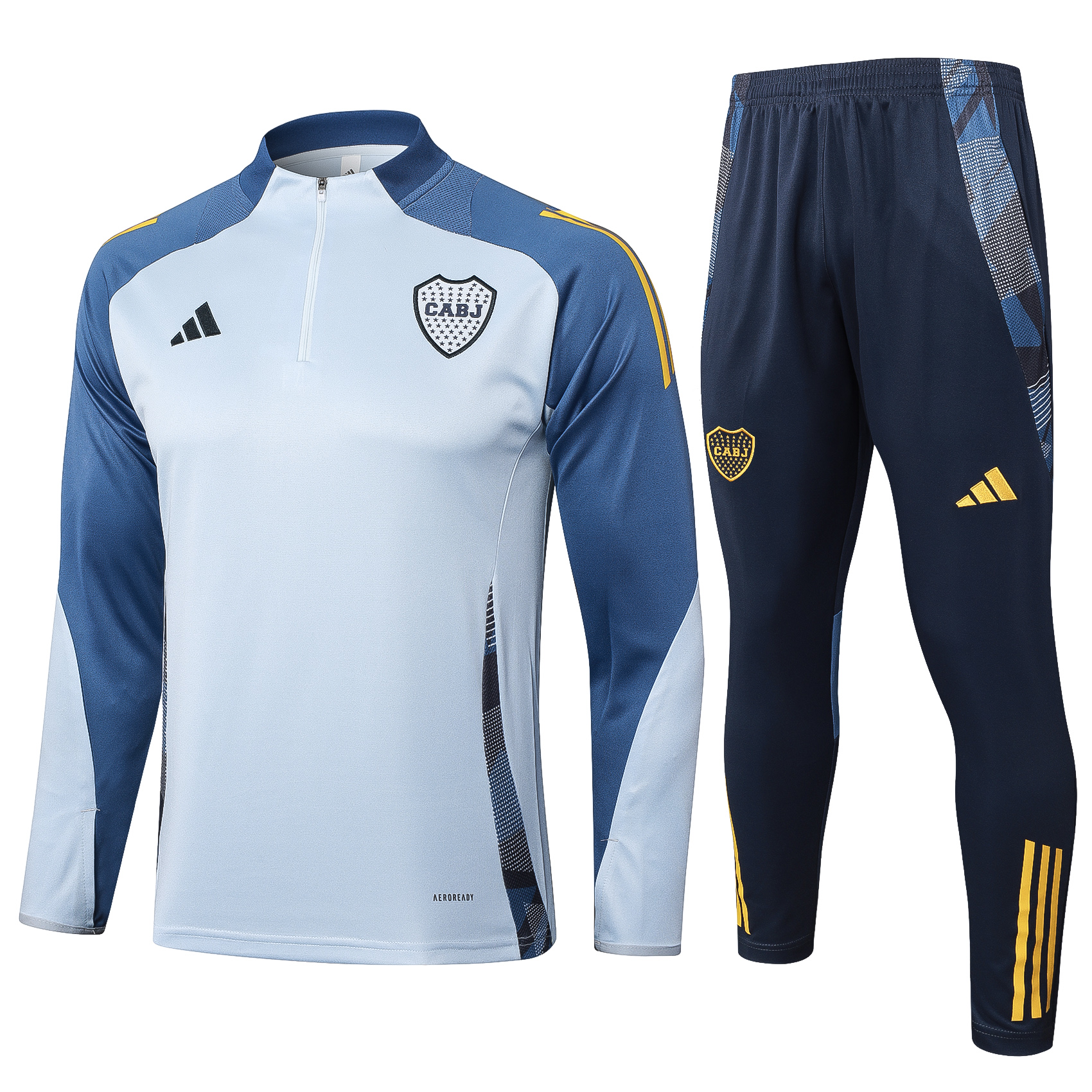 Unisex Boca Juniors 2024/25 Half-Zip Adult Sweater+Pant 815