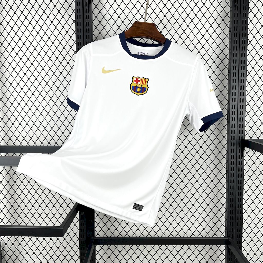 Mens Barcelona 2025/26 White Jersey