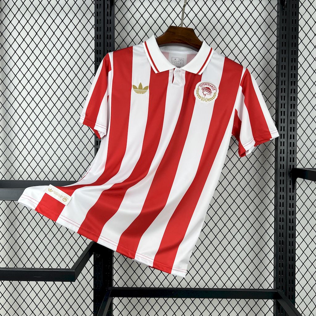 Mens Olympiacos FC 2024/25 Anniversary Jersey