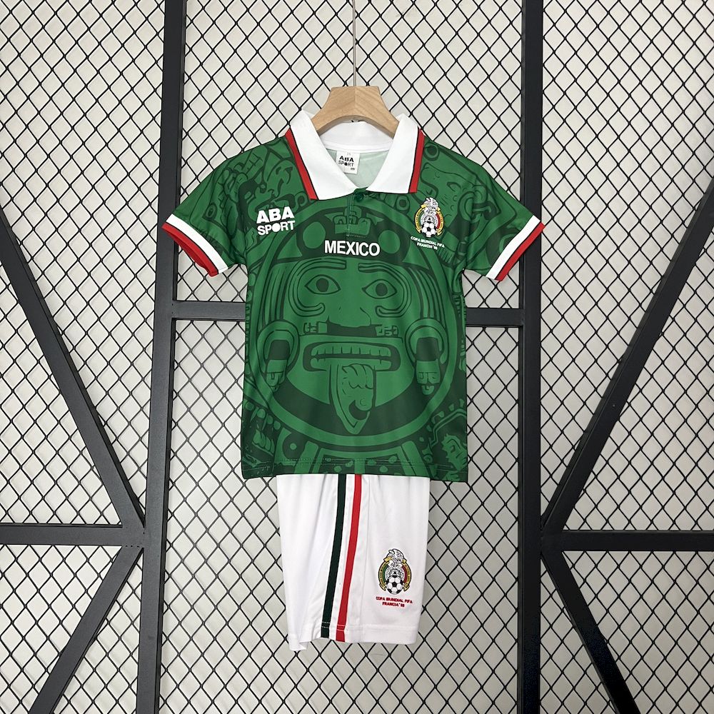 Retro Mexico 1998 Home Kids Kit