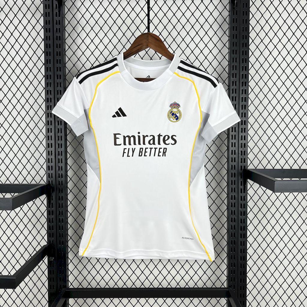 Womens Real Madrid 2025/26 Home Jersey