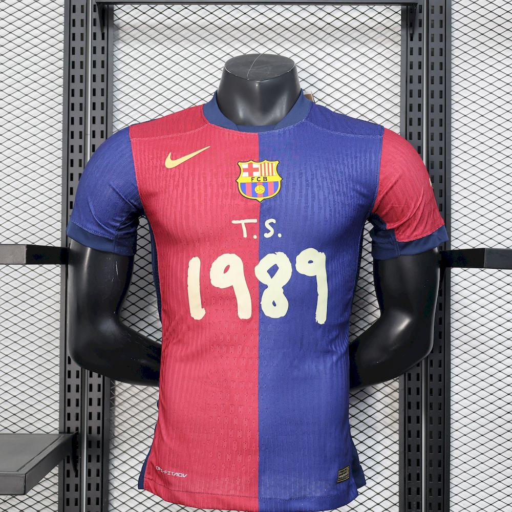 Mens Barcelona 2024/25 Home Jersey Player Version