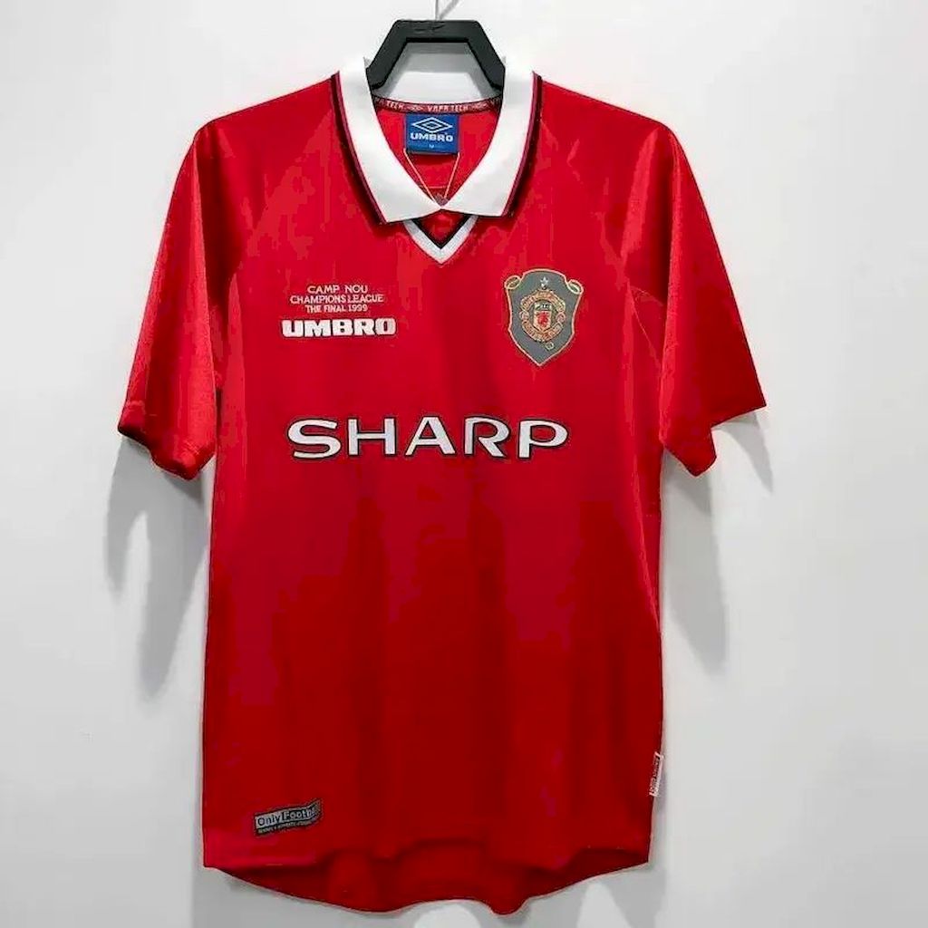 Retro Manchester United 1999 Home Champion League Final Jersey