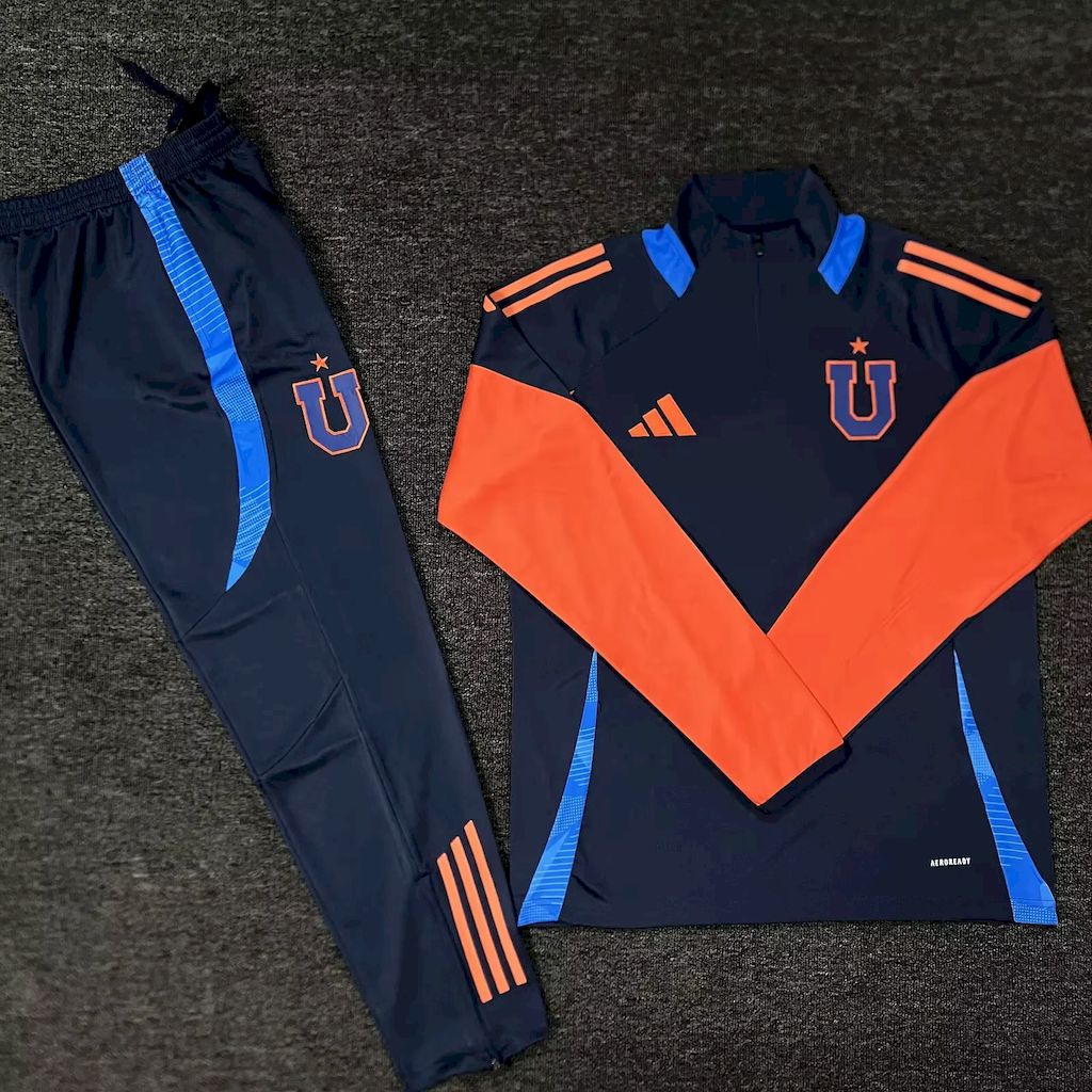 Unisex Universidad de Chile 2025/26 Half-Zip Adult Sweater+Pant 522